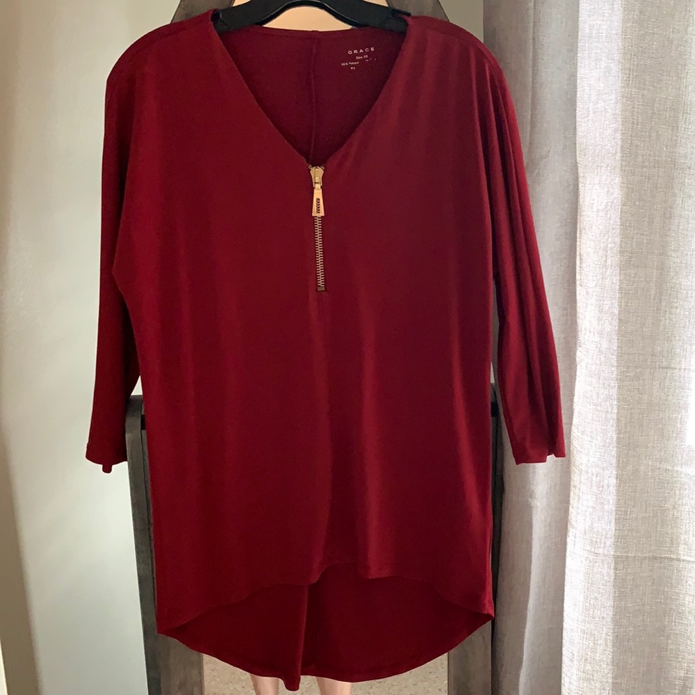 Red tunic size xs